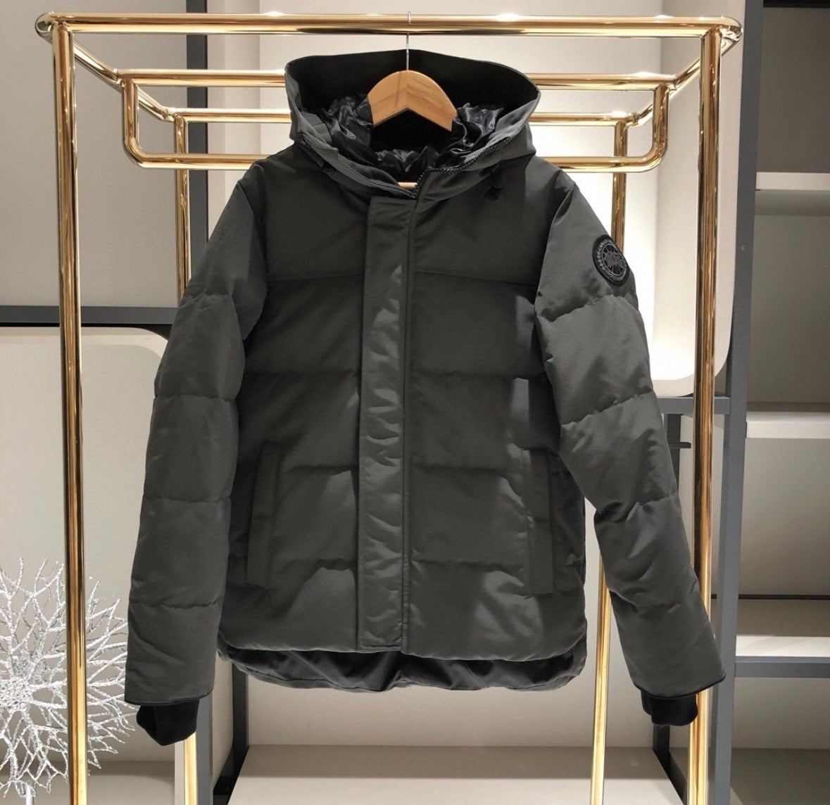 Canada Goose Macmillan Parka Grey Men’s Jacket Black Label