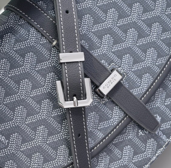 Goyard goyardline Belvedere grey pm messenger bag