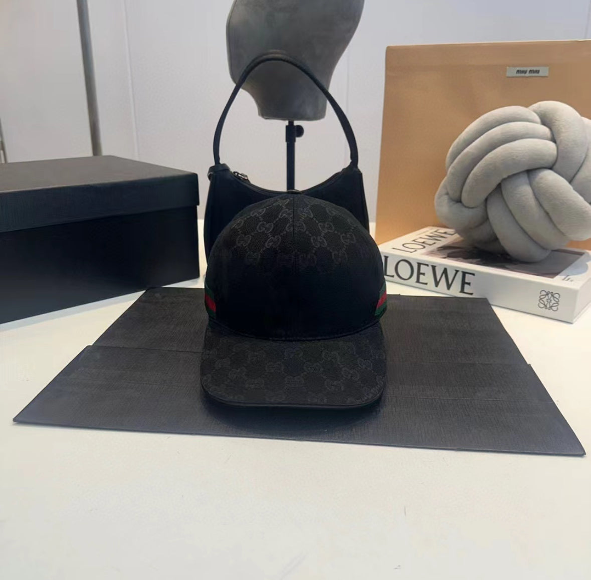 Gucci canvas hat