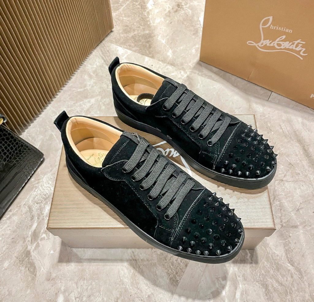 Christian Louboutin Black Sneakers With Spiks