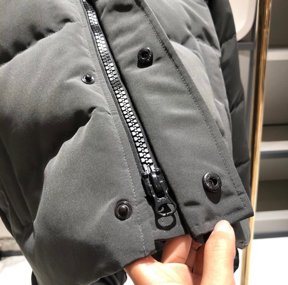 Canada Goose Macmillan Parka Grey Men’s Jacket Black Label