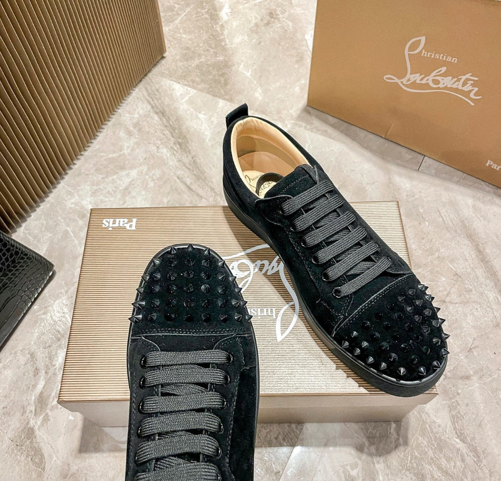 Christian Louboutin Black Sneakers With Spiks