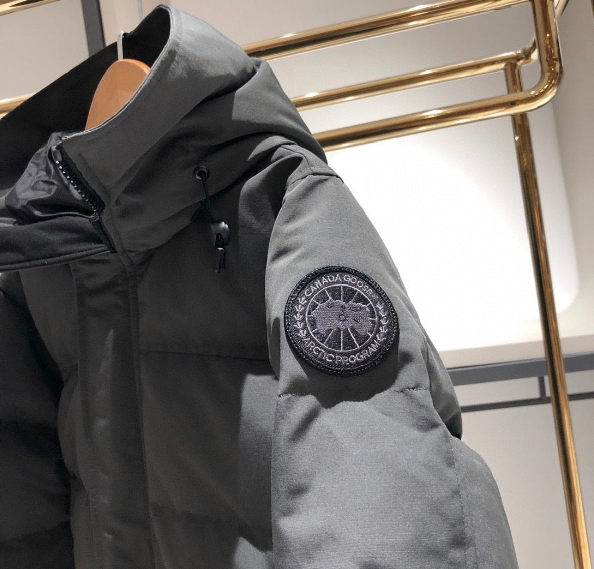 Canada Goose Macmillan Parka Grey Men’s Jacket Black Label