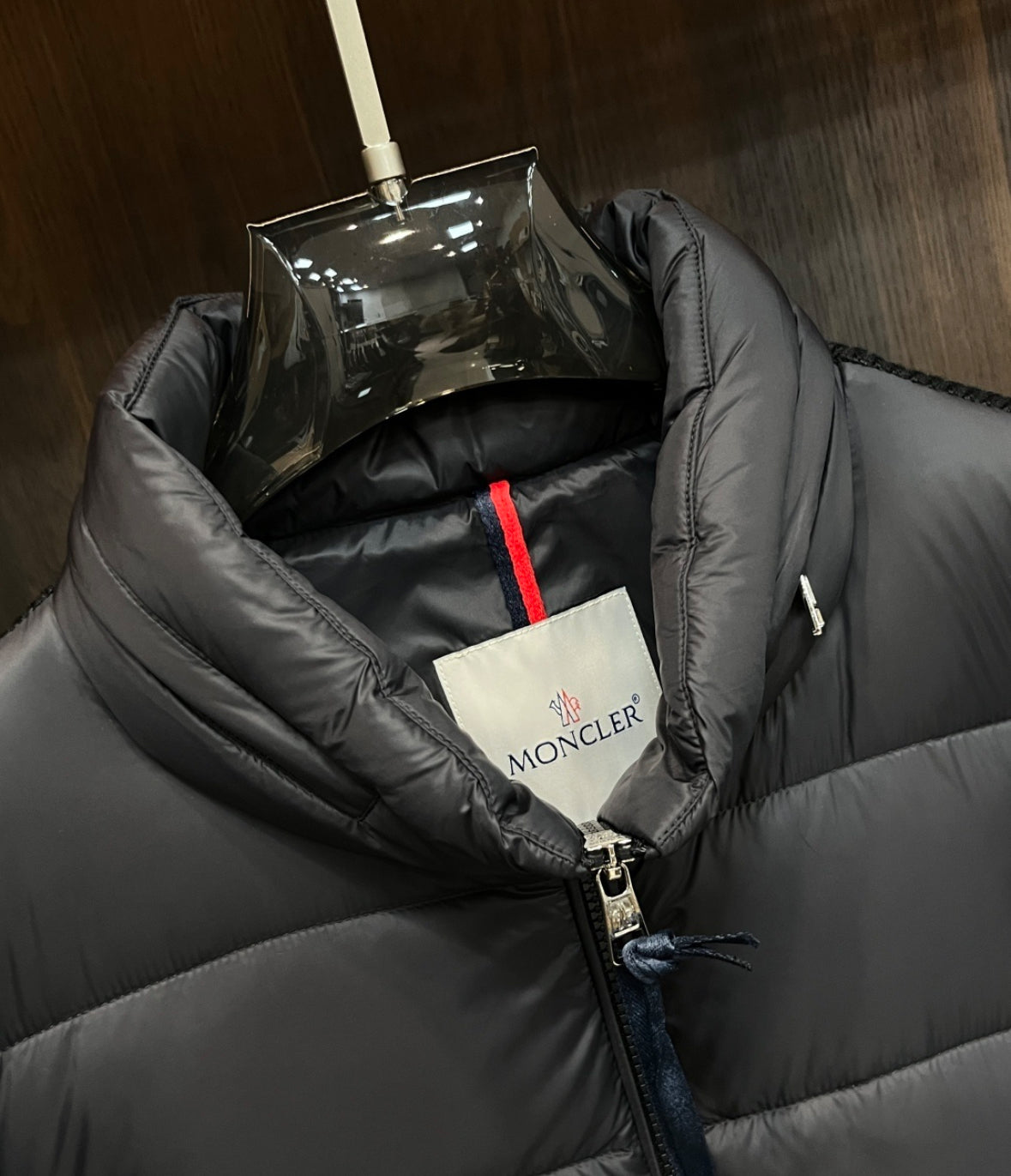 Moncler “Maglione Quilted/Tricot Cardigan Jacket