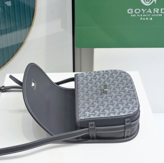 Goyard goyardline Belvedere grey pm messenger bag