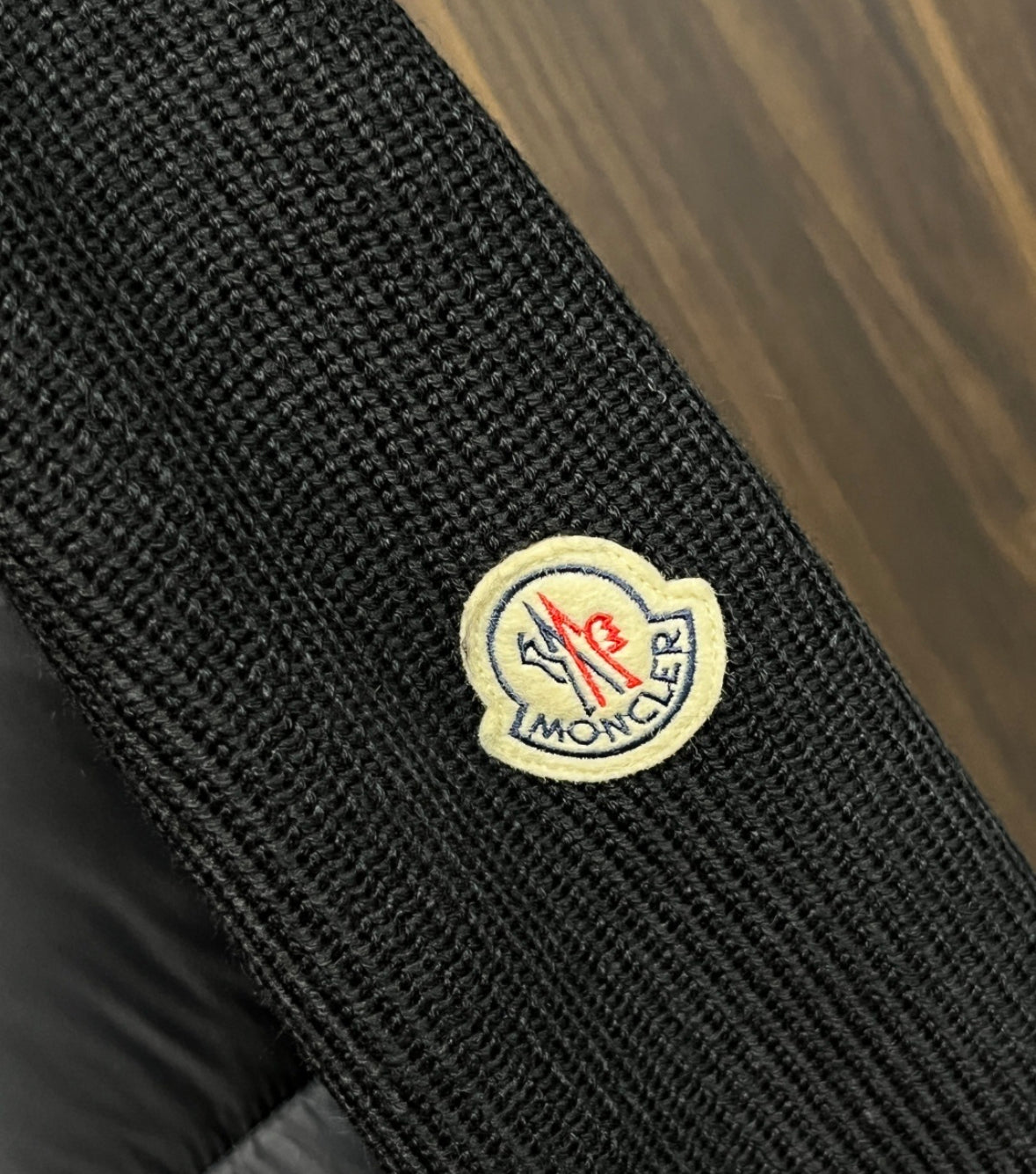 Moncler “Maglione Quilted/Tricot Cardigan Jacket