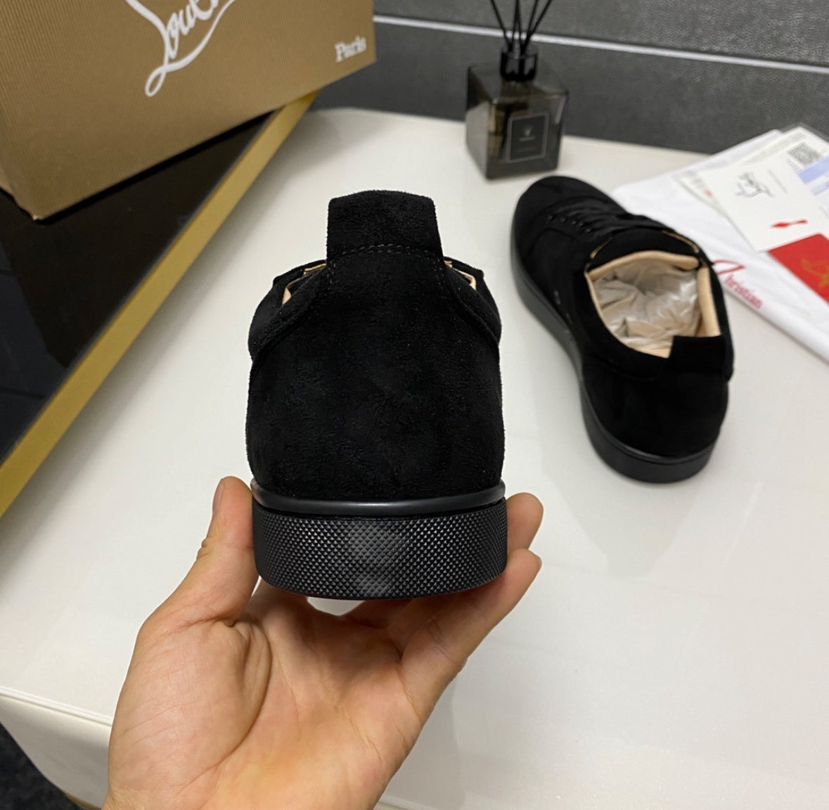 Christian Louboutin Unisex Sneakers Low black