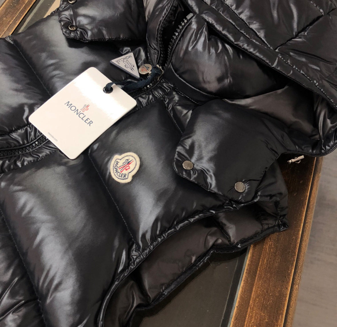 Moncler vest black