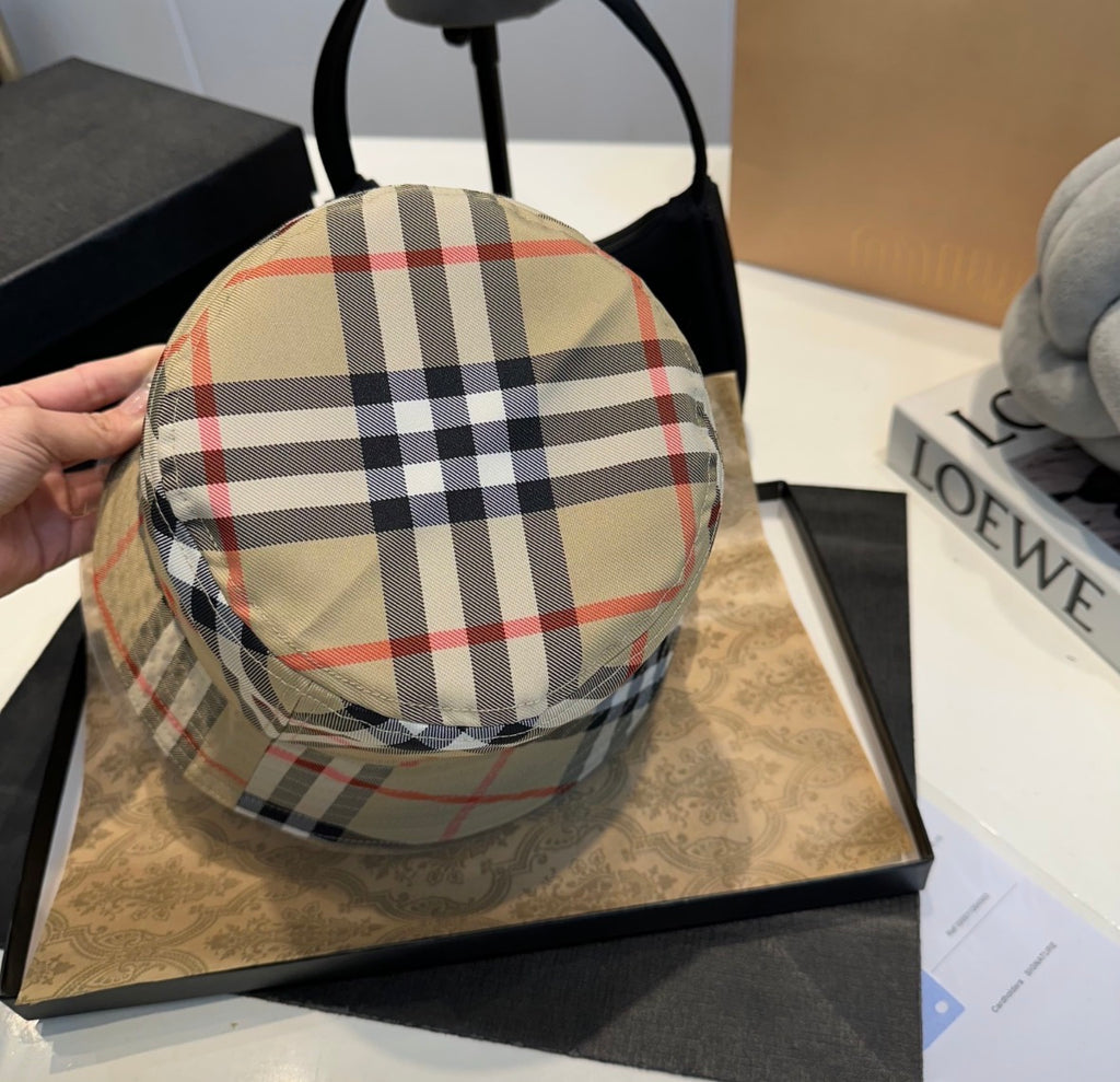 Burberry Beige Unisex Bucket Hat