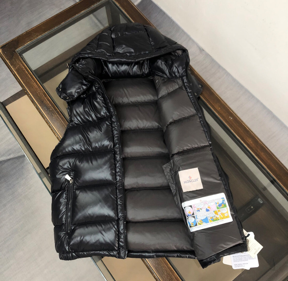Moncler vest black