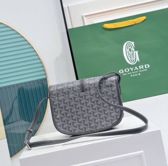 Goyard goyardline Belvedere grey pm messenger bag