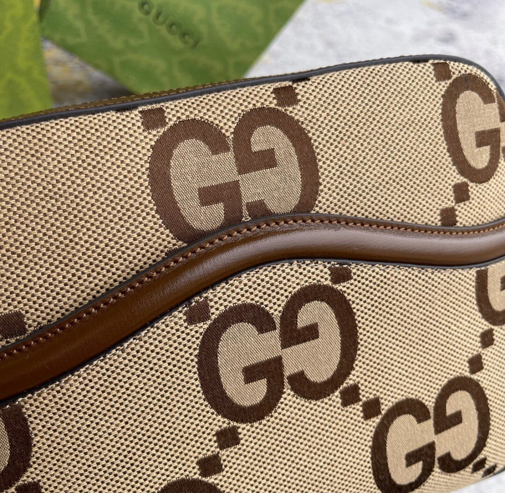 Gucci Jumbo GG Unisex Bag Beige
