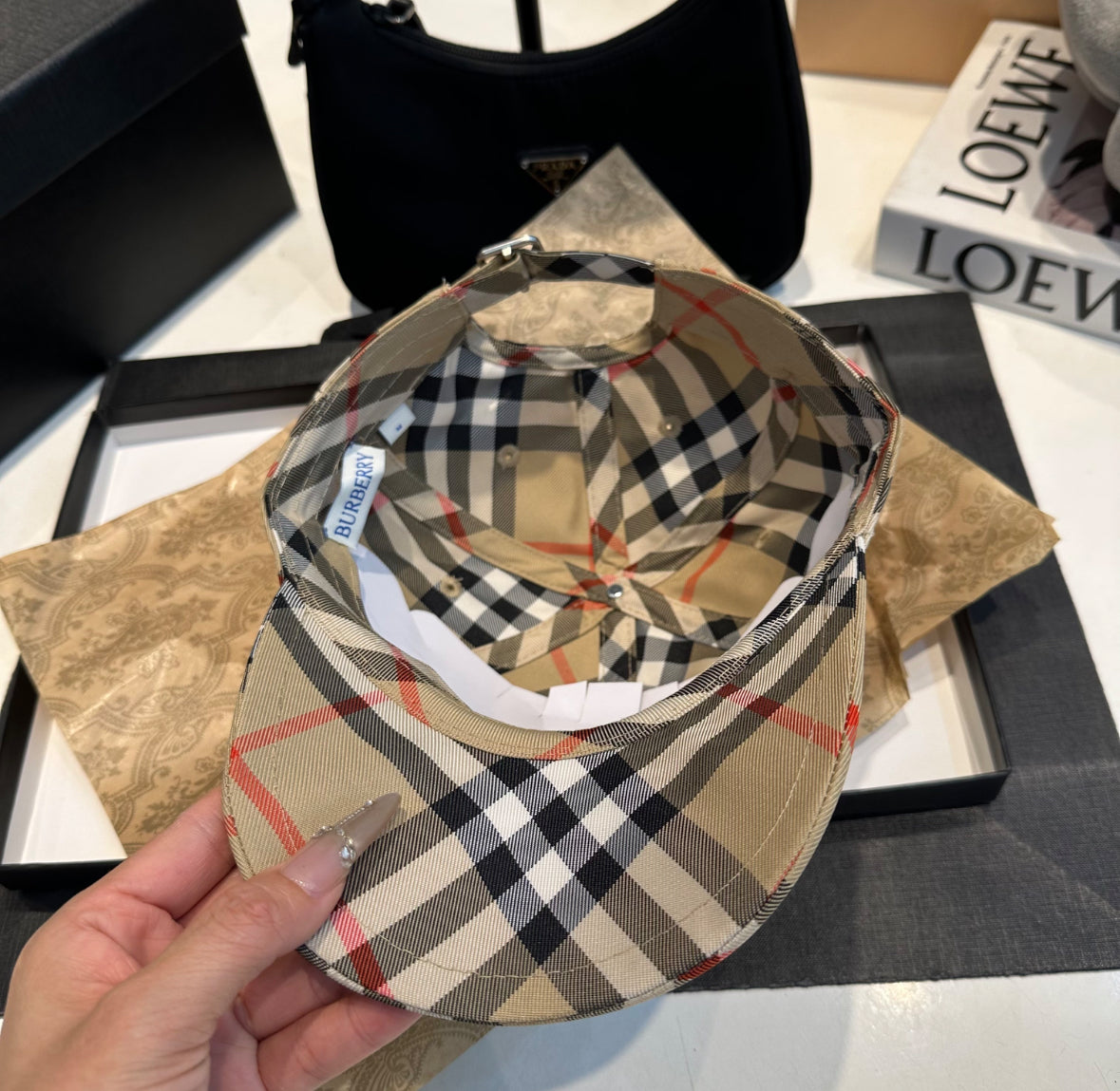 Burberry hat