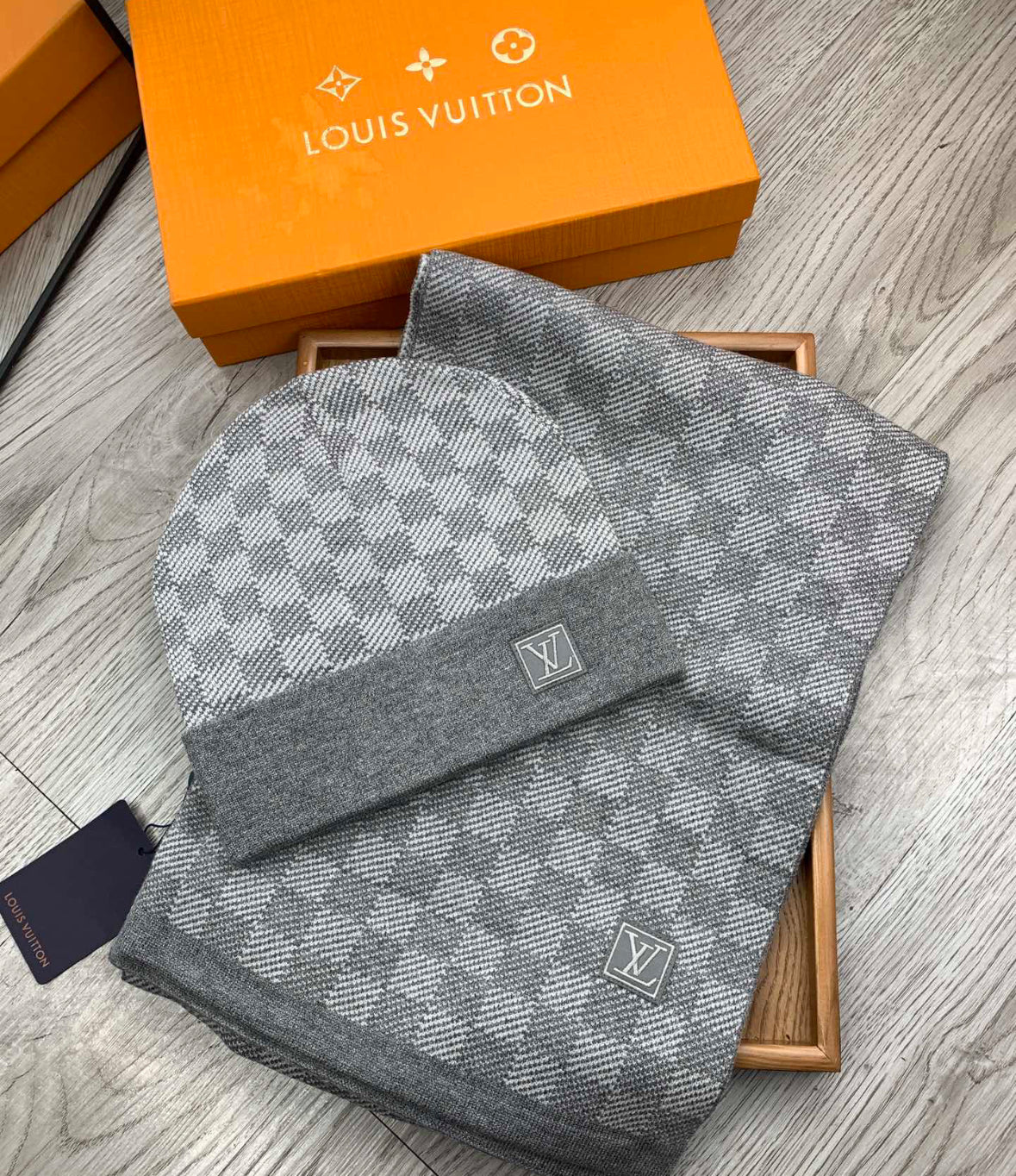 beanie and scarf