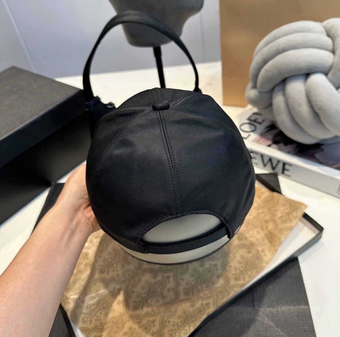 Prada hat