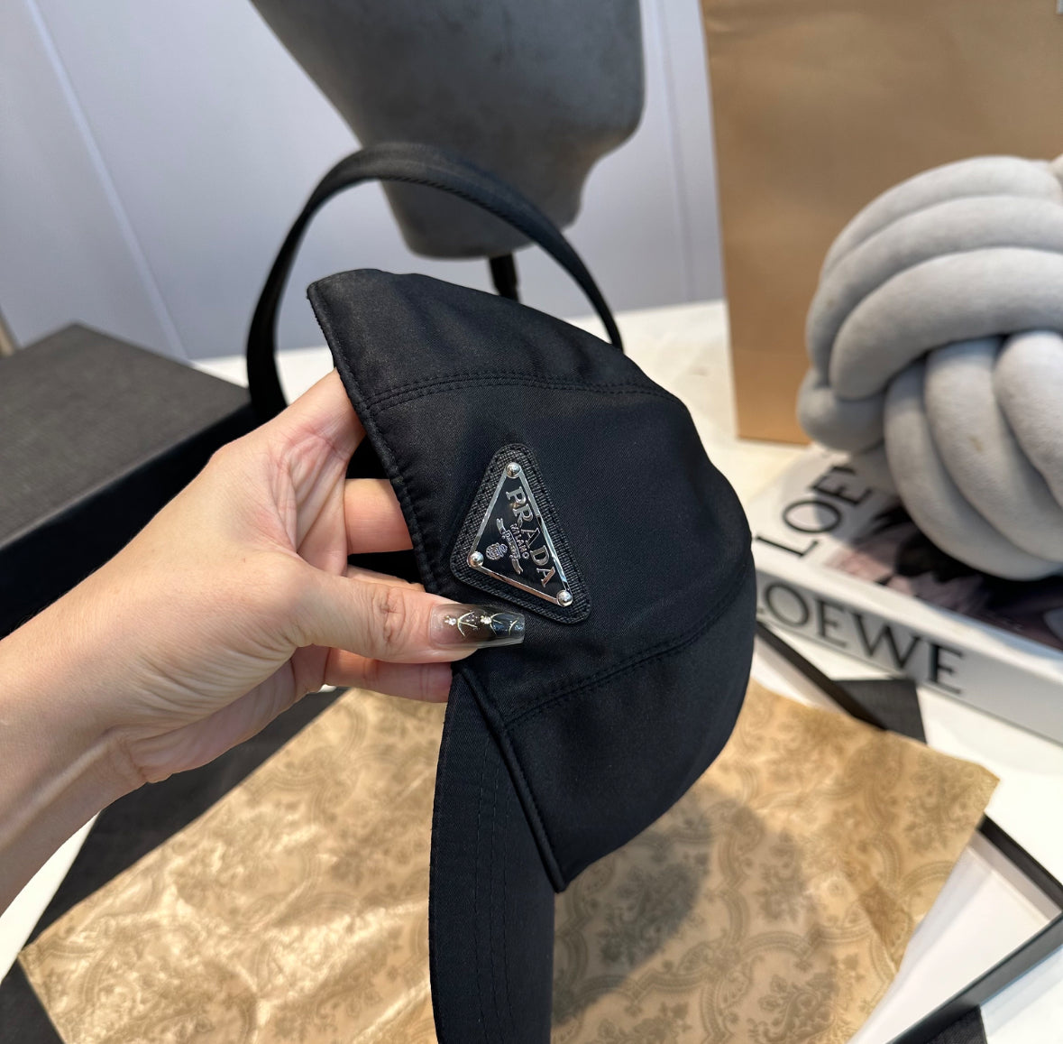 Prada hat