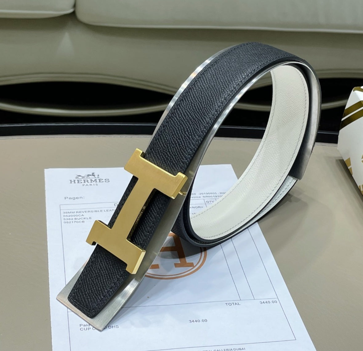 Hermes belt