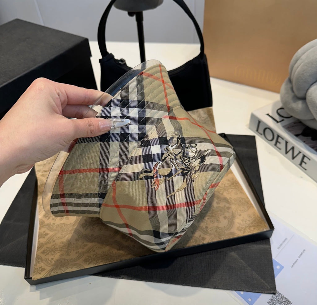 Burberry Beige Unisex Bucket Hat
