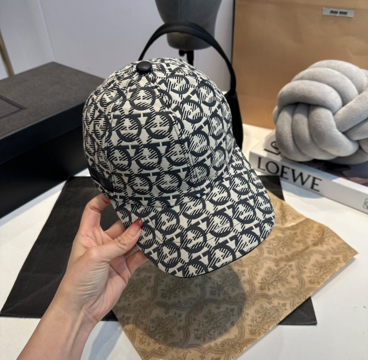 Ferragamo hat