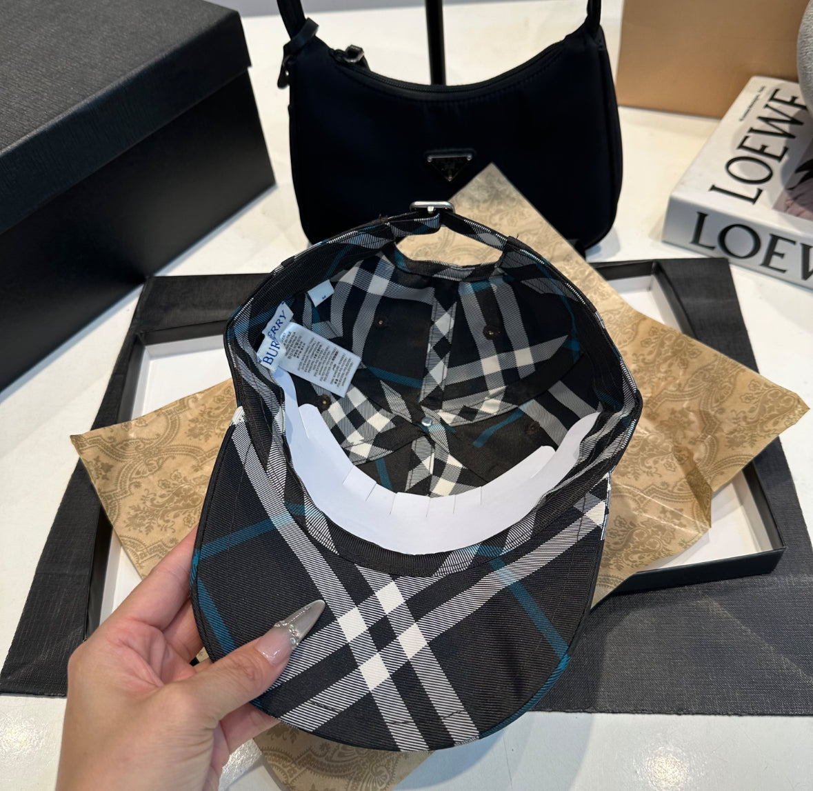Burberry hat