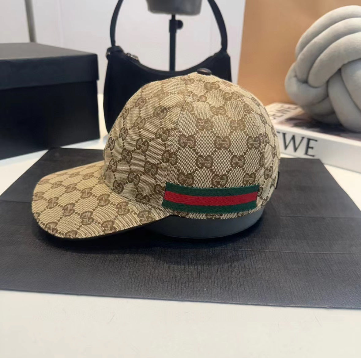 Gucci canvas hat