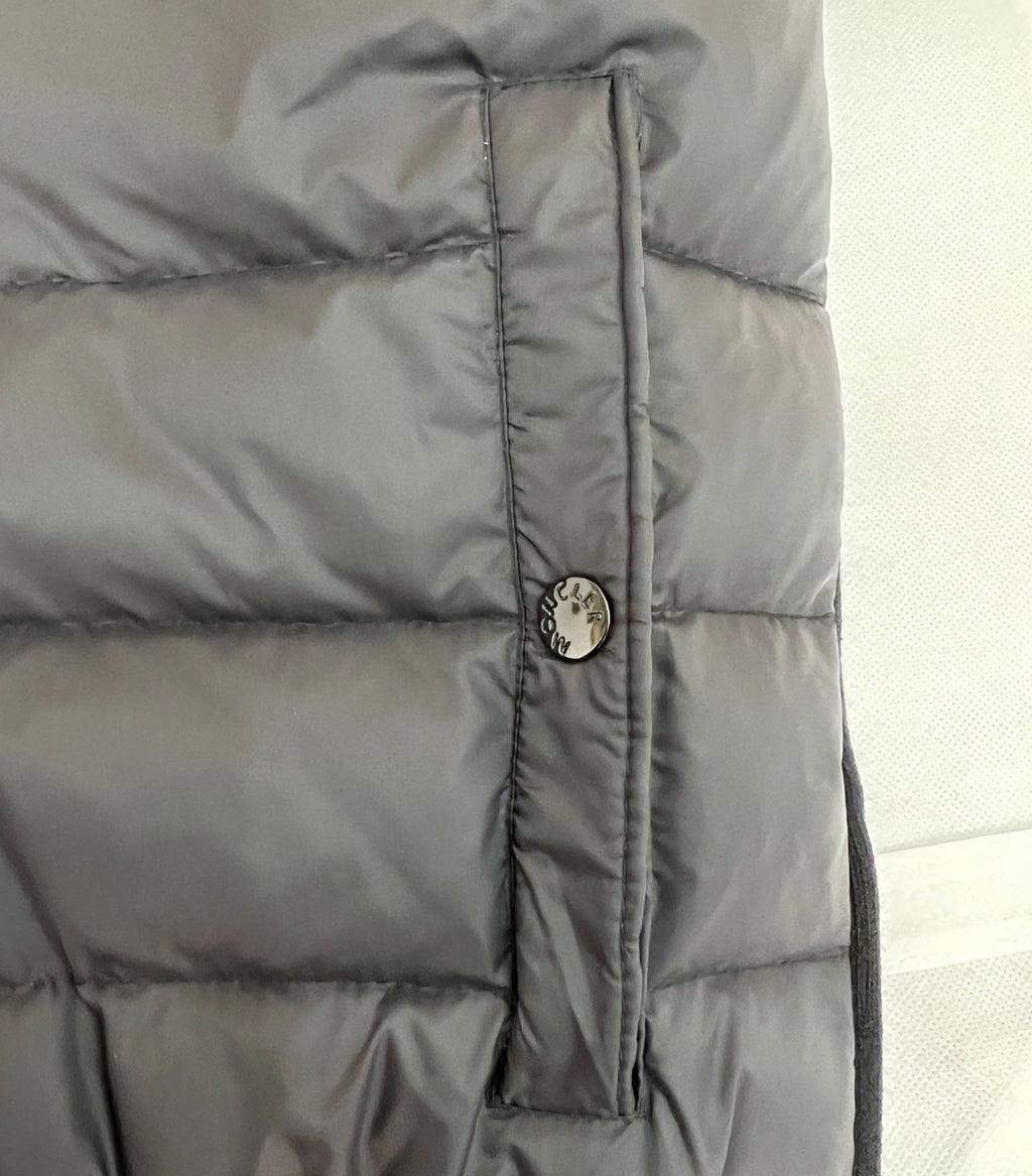 Moncler mens cardigan big m logo black