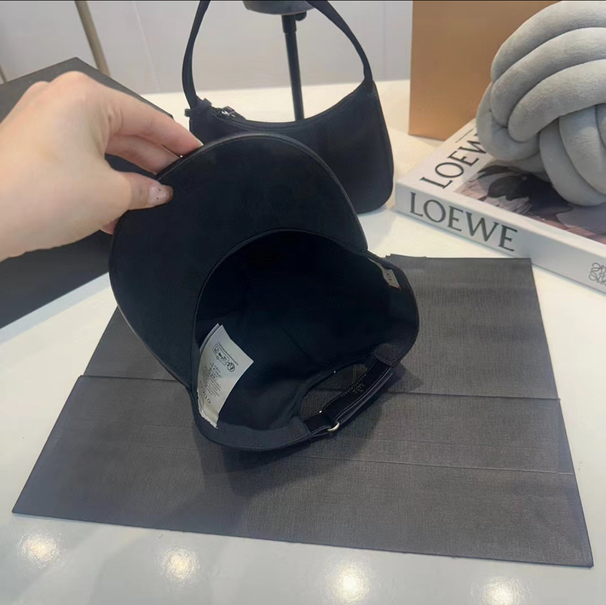 Gucci canvas hat